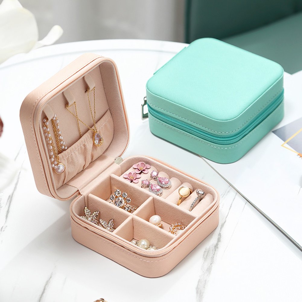 2021 Jewelry Organizer Display Travel Jewelry Case Boxes Travel Portable Jewelry Box Leather Storage Organizer Earring Holder 4 2021 Jewelry Organizer Display Travel Jewelry Case Boxes Travel Portable Jewelry Box Leather Storage Organizer Earring Holder 4