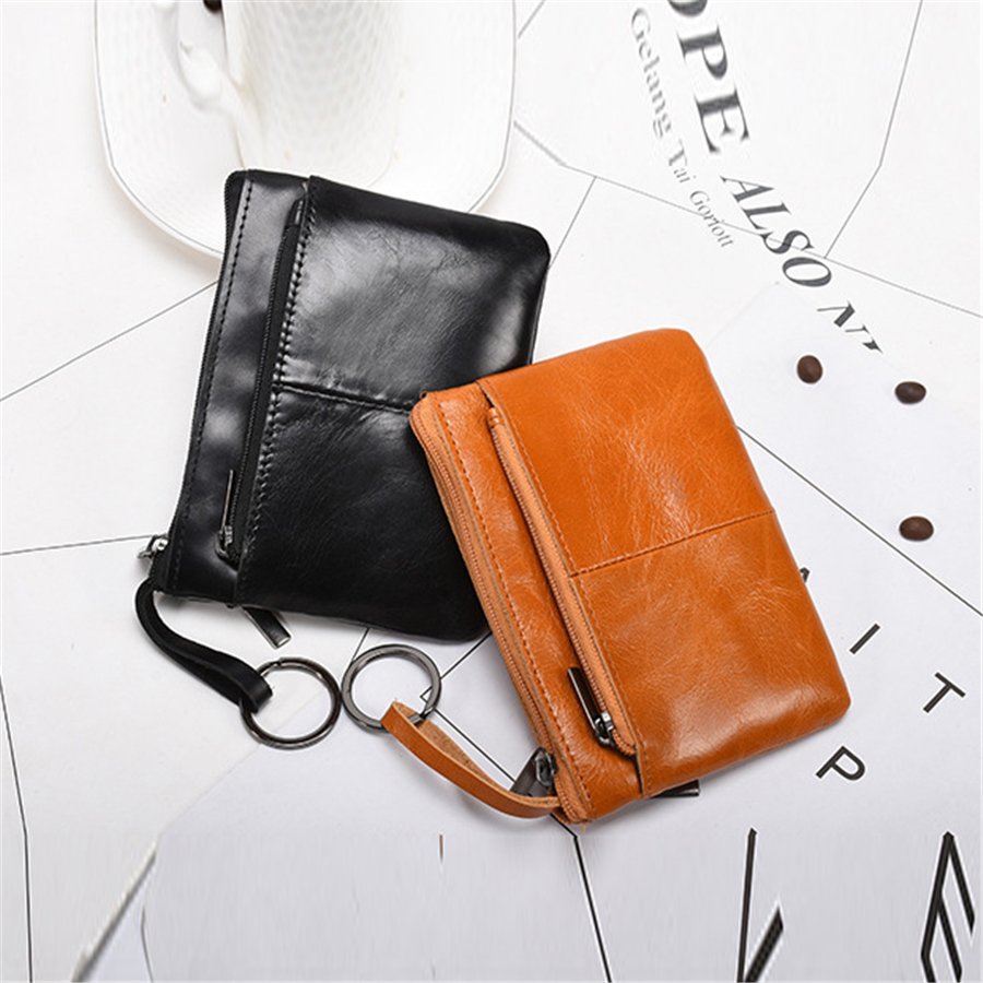 Mini Purse for Men Wallet Women Genuine Leather Zipper Vintage Short Lady Small Slim Female Women's Wallet Male Thin portomonee 6 Mini Purse for Men Wallet Women Genuine Leather Zipper Vintage Short Lady Small Slim Female Women's Wallet Male Thin portomonee 6