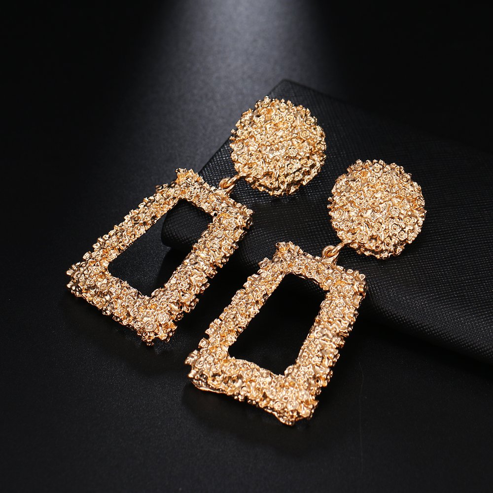 FNIO Fashion Vintage Earrings For Women Big Geometric Statement Gold Metal Drop Earrings 2020 Trendy Earings Jewelry Accessories 5 FNIO Fashion Vintage Earrings For Women Big Geometric Statement Gold Metal Drop Earrings 2020 Trendy Earings Jewelry Accessories 5