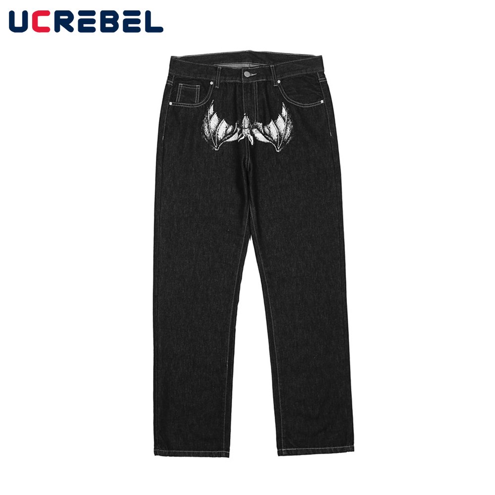 Spoof Portrait Print Denim Pants Mens High Street Funny Loose Straight-leg Pants Streetwear Casual Jeans y2k Trousers Men 5 Spoof Portrait Print Denim Pants Mens High Street Funny Loose Straight-leg Pants Streetwear Casual Jeans y2k Trousers Men 5